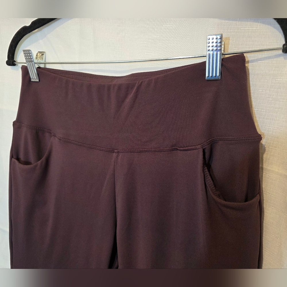 Zeronic Brown Bootcut Yoga Pants. Sz Small. - Picture 2 of 6